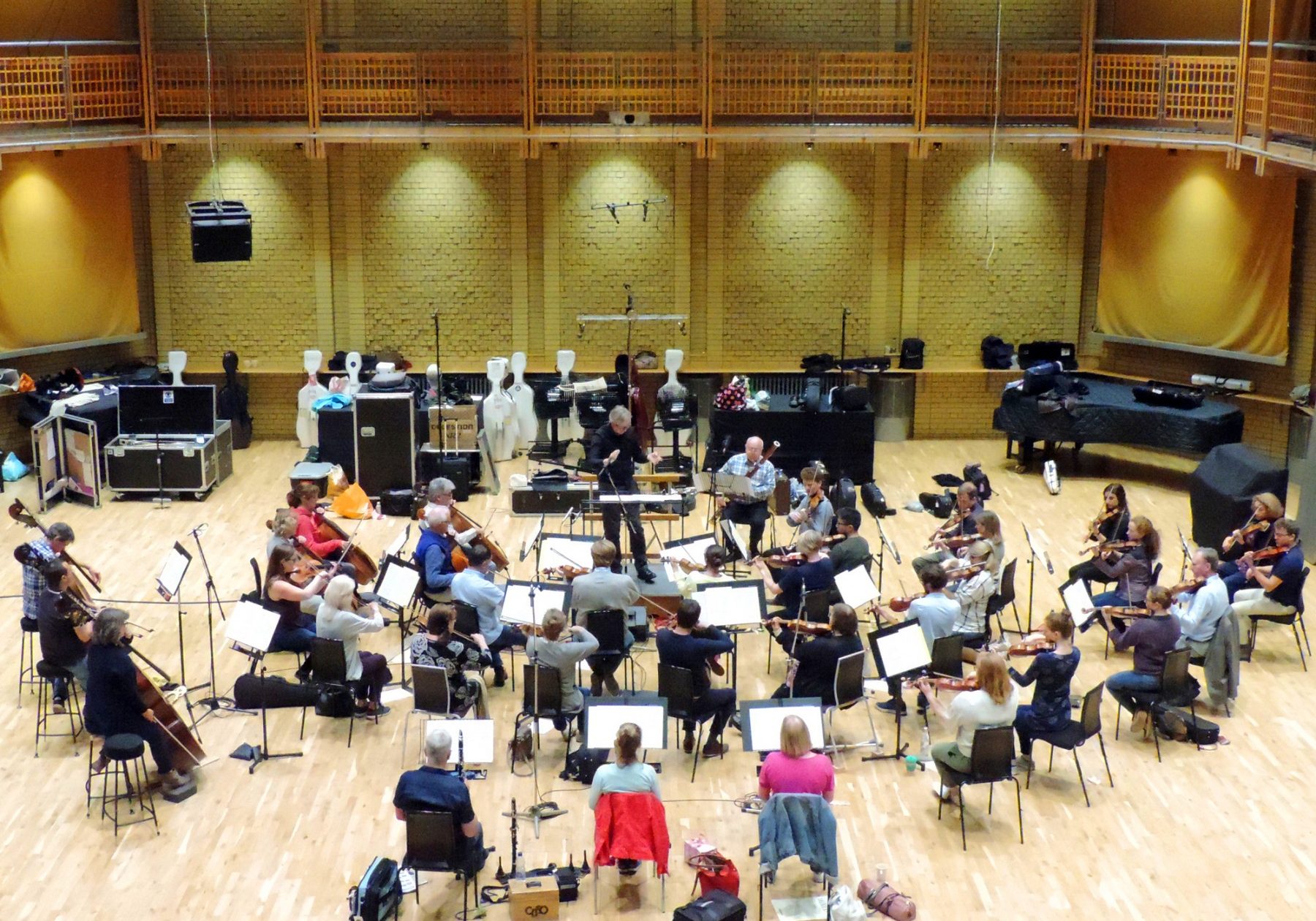 The orchestra at the CBSO Centre, Birmingham
